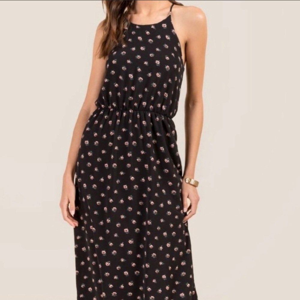 Black Floral Dress